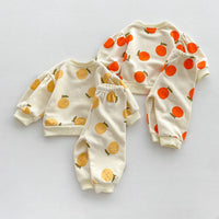 Load image into Gallery viewer, 2 Pieces Set Baby Kid Girls Fruit Print Tops And Pants Wholesale 23101952
