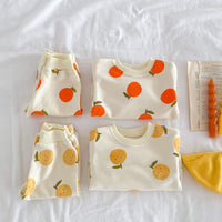 Load image into Gallery viewer, 2 Pieces Set Baby Kid Girls Fruit Print Tops And Pants Wholesale 23101952
