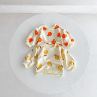 Load image into Gallery viewer, 2 Pieces Set Baby Kid Girls Fruit Print Tops And Pants Wholesale 23101952
