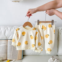 Load image into Gallery viewer, 2 Pieces Set Baby Kid Girls Fruit Print Tops And Pants Wholesale 23101952
