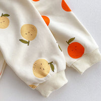 Load image into Gallery viewer, 2 Pieces Set Baby Kid Girls Fruit Print Tops And Pants Wholesale 23101952
