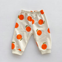Load image into Gallery viewer, 2 Pieces Set Baby Kid Girls Fruit Print Tops And Pants Wholesale 23101952
