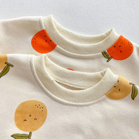 Load image into Gallery viewer, 2 Pieces Set Baby Kid Girls Fruit Print Tops And Pants Wholesale 23101952
