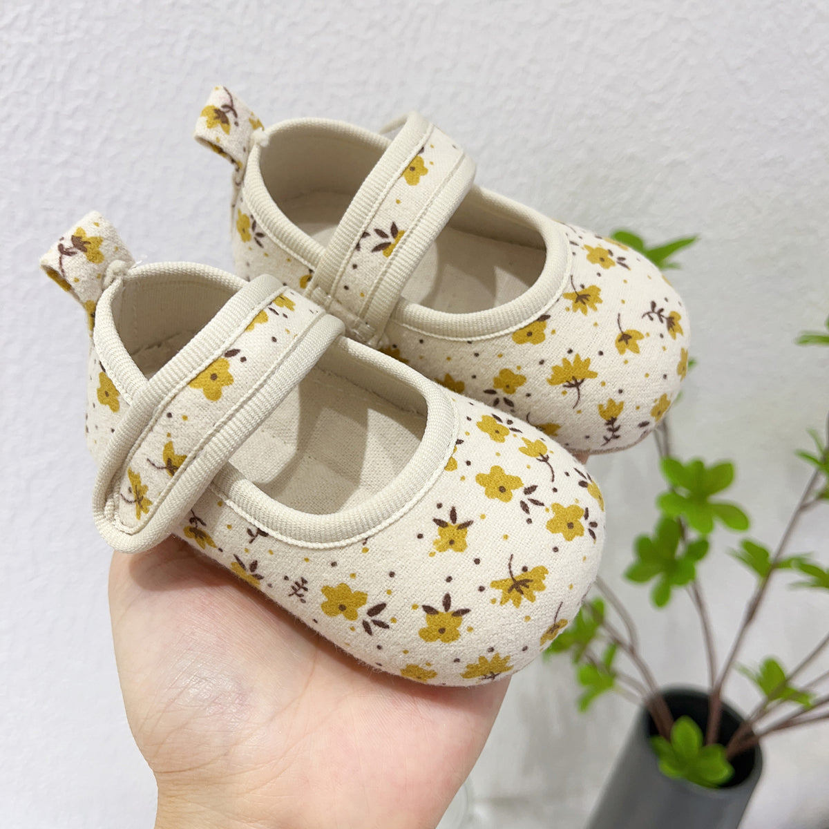 Baby Girls Flower Print Shoes Wholesale 23101955