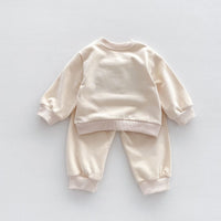 Load image into Gallery viewer, 2 Pieces Set Baby Kid Girls Boys Cartoon Tops And Solid Color Pants Wholesale 23101956
