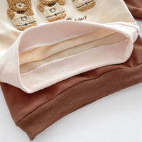 Load image into Gallery viewer, 2 Pieces Set Baby Kid Girls Boys Cartoon Tops And Solid Color Pants Wholesale 23101956
