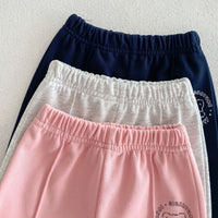 Load image into Gallery viewer, 2 Pieces Set Baby Kid Girls Boys Letters Cartoon Tops And Solid Color Pants Wholesale 23101957
