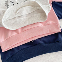 Load image into Gallery viewer, 2 Pieces Set Baby Kid Girls Boys Letters Cartoon Tops And Solid Color Pants Wholesale 23101957
