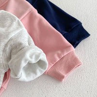 Load image into Gallery viewer, 2 Pieces Set Baby Kid Girls Boys Letters Cartoon Tops And Solid Color Pants Wholesale 23101957
