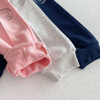 Load image into Gallery viewer, 2 Pieces Set Baby Kid Girls Boys Letters Cartoon Tops And Solid Color Pants Wholesale 23101957
