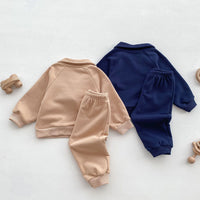 Load image into Gallery viewer, 2 Pieces Set Baby Kid Boys Cartoon Hoodies Sweatshirts And Solid Color Pants Wholesale 23101958
