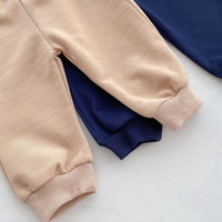 Load image into Gallery viewer, 2 Pieces Set Baby Kid Boys Cartoon Hoodies Sweatshirts And Solid Color Pants Wholesale 23101958
