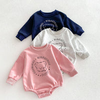 Load image into Gallery viewer, Baby Kid Girls Boys Letters Cartoon Rompers Wholesale 23101960
