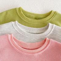 Load image into Gallery viewer, 2 Pieces Set Baby Kid Girls Sports Solid Color Cartoon Hoodies Sweatshirts And Pants Wholesale 23101963
