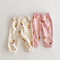 Load image into Gallery viewer, 2 Pieces Set Baby Kid Girls Flower Cartoon Print Hoodies Sweatshirts And Pants Wholesale 23101964

