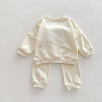 Load image into Gallery viewer, 2 Pieces Set Baby Kid Girls Boys Rainbow Hoodies Sweatshirts And Solid Color Pants Wholesale 23101966
