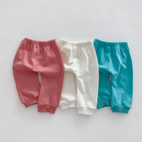 Load image into Gallery viewer, 2 Pieces Set Baby Kid Girls Boys Rainbow Hoodies Sweatshirts And Solid Color Pants Wholesale 23101966
