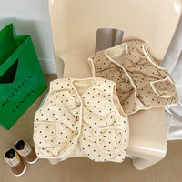Load image into Gallery viewer, Baby Kid Girls Polka dots Vests Waistcoats Wholesale 23101971
