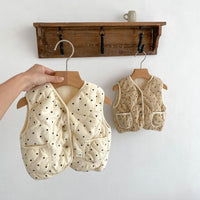 Load image into Gallery viewer, Baby Kid Girls Polka dots Vests Waistcoats Wholesale 23101971
