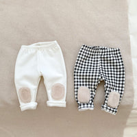 Load image into Gallery viewer, Baby Kid Girls Solid Color Checked Pants Wholesale 23101976
