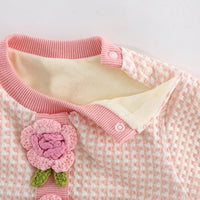 Load image into Gallery viewer, Baby Girls Flower Checked Jumpsuits Wholesale 23101983
