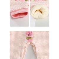 Load image into Gallery viewer, Baby Girls Flower Checked Jumpsuits Wholesale 23101983
