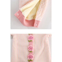 Load image into Gallery viewer, Baby Girls Flower Checked Jumpsuits Wholesale 23101983
