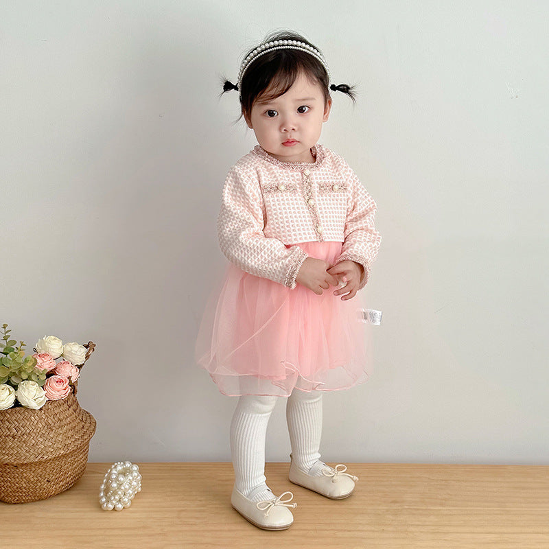 Baby Kid Girls Checked Dresses Wholesale 23101994