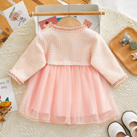 Load image into Gallery viewer, Baby Kid Girls Checked Dresses Wholesale 23101994
