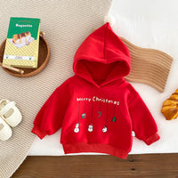 Load image into Gallery viewer, Baby Kid Girls Letters Christmas Hoodies Sweatshirts Wholesale 23101995
