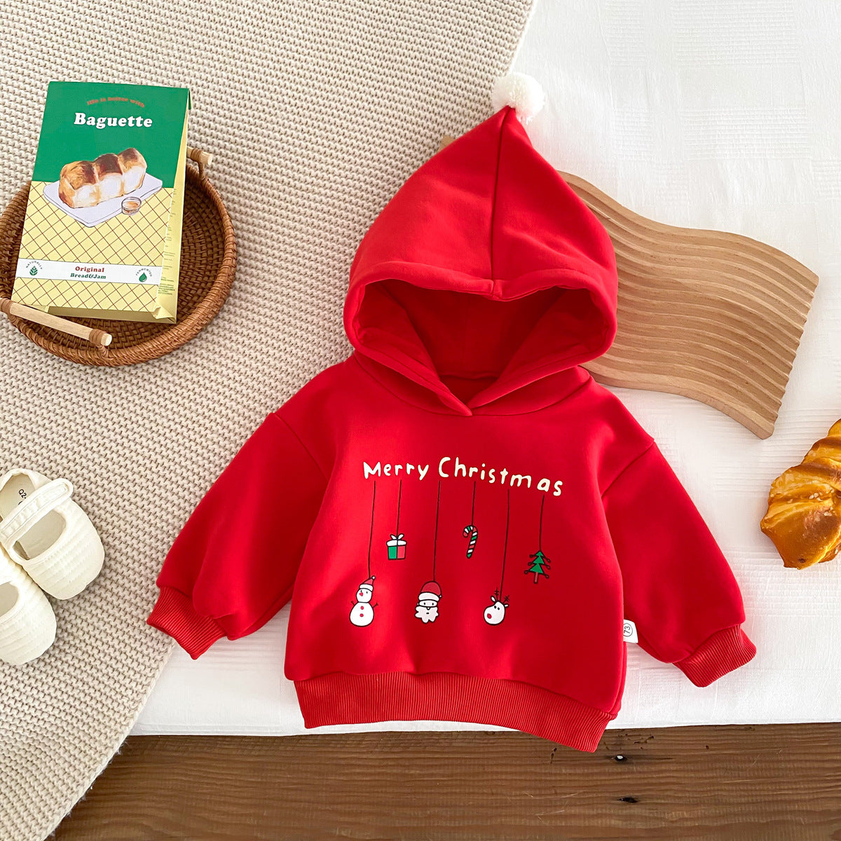 Baby Kid Girls Letters Christmas Hoodies Sweatshirts Wholesale 23101995