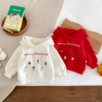 Load image into Gallery viewer, Baby Kid Girls Letters Christmas Hoodies Sweatshirts Wholesale 23101995
