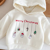 Load image into Gallery viewer, Baby Kid Girls Letters Christmas Hoodies Sweatshirts Wholesale 23101995
