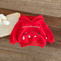 Load image into Gallery viewer, Baby Kid Girls Letters Christmas Hoodies Sweatshirts Wholesale 23101995
