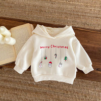 Load image into Gallery viewer, Baby Kid Girls Letters Christmas Hoodies Sweatshirts Wholesale 23101995
