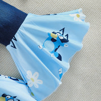 Load image into Gallery viewer, Baby Kid Girls Color-blocking Cartoon Print Pants Wholesale 23102003
