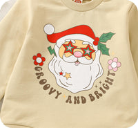 Load image into Gallery viewer, Baby Kid Girls Boys Letters Cartoon Print Christmas Rompers Wholesale 23102402
