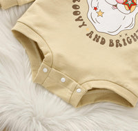 Load image into Gallery viewer, Baby Kid Girls Boys Letters Cartoon Print Christmas Rompers Wholesale 23102402
