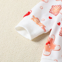 Load image into Gallery viewer, Baby Kid Girls Cartoon Print Christmas Rompers Wholesale 23102405
