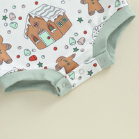 Load image into Gallery viewer, Baby Girls Cartoon Print Christmas Rompers Wholesale 23111503
