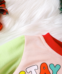 Load image into Gallery viewer, Baby Girls Boys Letters Color-blocking Cartoon Christmas Rompers Wholesale 23112101
