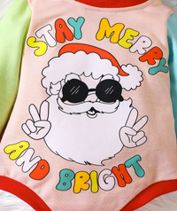 Load image into Gallery viewer, Baby Girls Boys Letters Color-blocking Cartoon Christmas Rompers Wholesale 23112101

