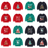 Load image into Gallery viewer, Baby Kid Girls Boys Letters Cartoon Print Christmas Hoodies Sweatshirts Wholesale 23112801
