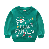 Load image into Gallery viewer, Baby Kid Girls Boys Letters Cartoon Print Christmas Hoodies Sweatshirts Wholesale 23112801
