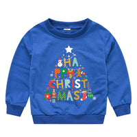 Load image into Gallery viewer, Baby Kid Girls Boys Letters Cartoon Print Christmas Hoodies Sweatshirts Wholesale 23112801
