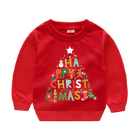 Load image into Gallery viewer, Baby Kid Girls Boys Letters Cartoon Print Christmas Hoodies Sweatshirts Wholesale 23112801
