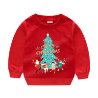 Load image into Gallery viewer, Baby Kid Girls Boys Letters Cartoon Print Christmas Hoodies Sweatshirts Wholesale 23112801
