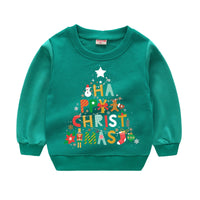Load image into Gallery viewer, Baby Kid Girls Boys Letters Cartoon Print Christmas Hoodies Sweatshirts Wholesale 23112801
