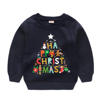 Load image into Gallery viewer, Baby Kid Girls Boys Letters Cartoon Print Christmas Hoodies Sweatshirts Wholesale 23112801
