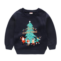 Load image into Gallery viewer, Baby Kid Girls Boys Letters Cartoon Print Christmas Hoodies Sweatshirts Wholesale 23112801
